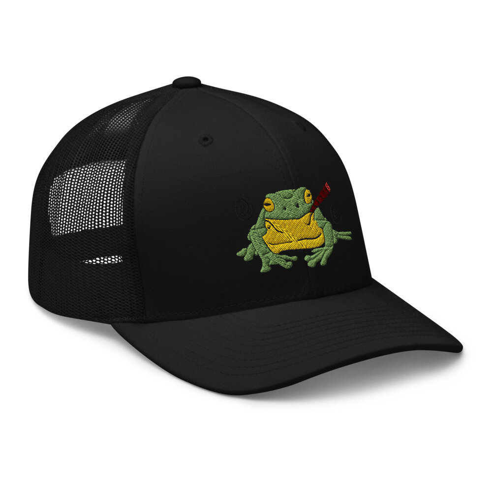 Frog Smoke Trucker Cap —