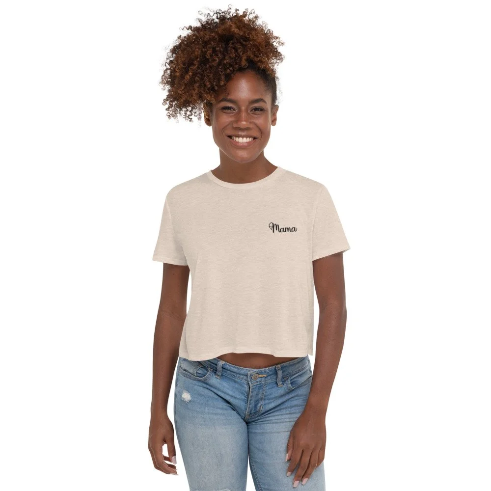 womens embroidered tee