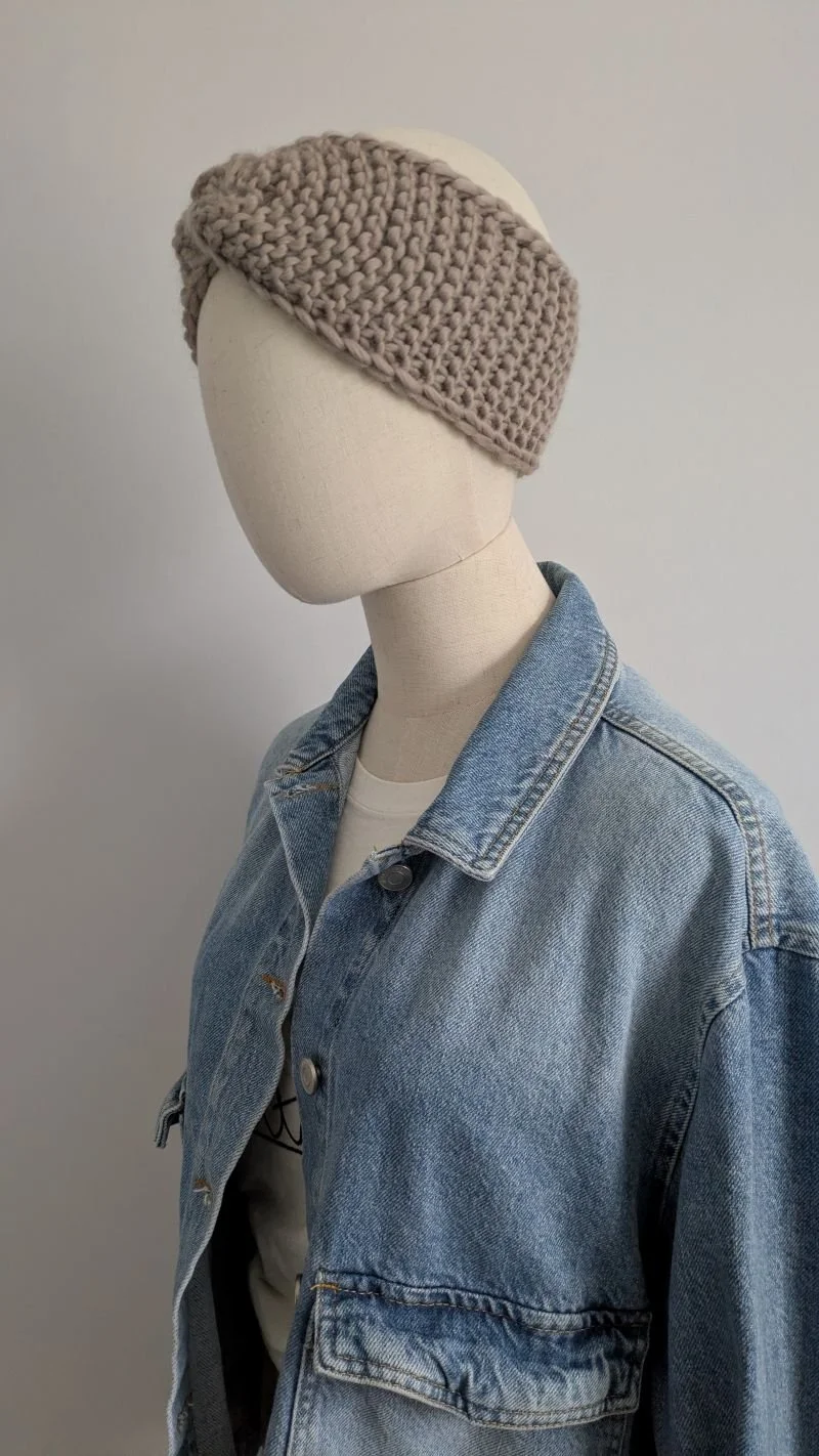 Hand Knitted Chunky Merino Headband | Knits & Bobs  display picture 1