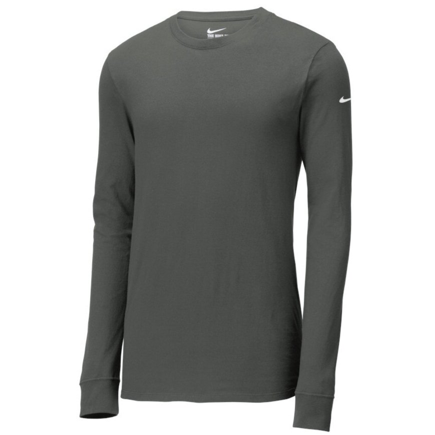 Oorlogsschip Ga wandelen Halve cirkel Nike Core Cotton Long Sleeve Tee — Vennefron Signs