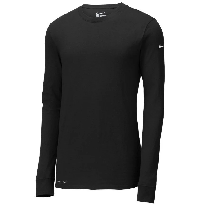 Nike Dri-FIT Cotton/Poly Long Sleeve Tee — Vennefron Signs