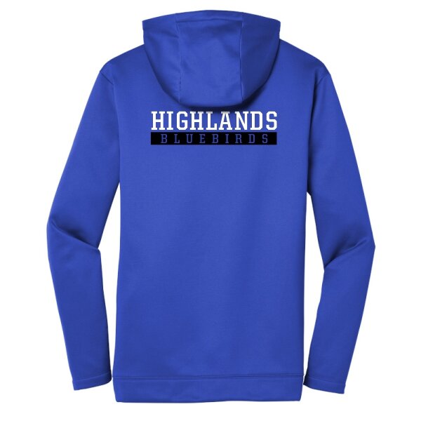 The Highlands Bluebirds Nike Therma-FIT Full-Zip Fleece Hoodie — Vennefron  Signs