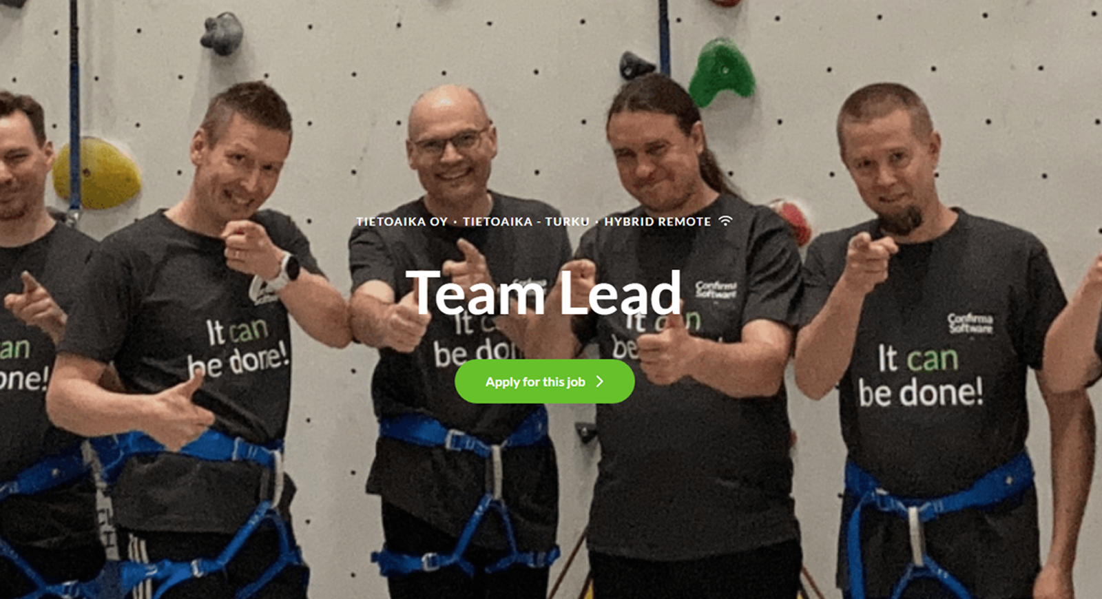Tietoaika is looking for a Team Lead