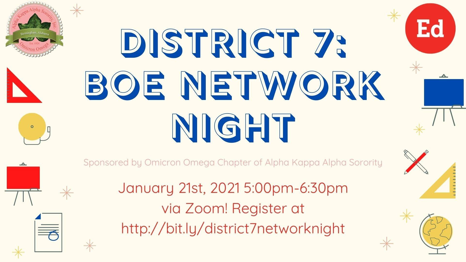 District 7 BOE Election Network Night
