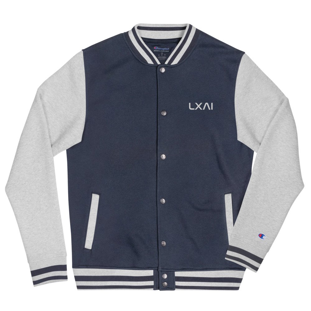 - Embroidered Bomber Jacket — LXAI