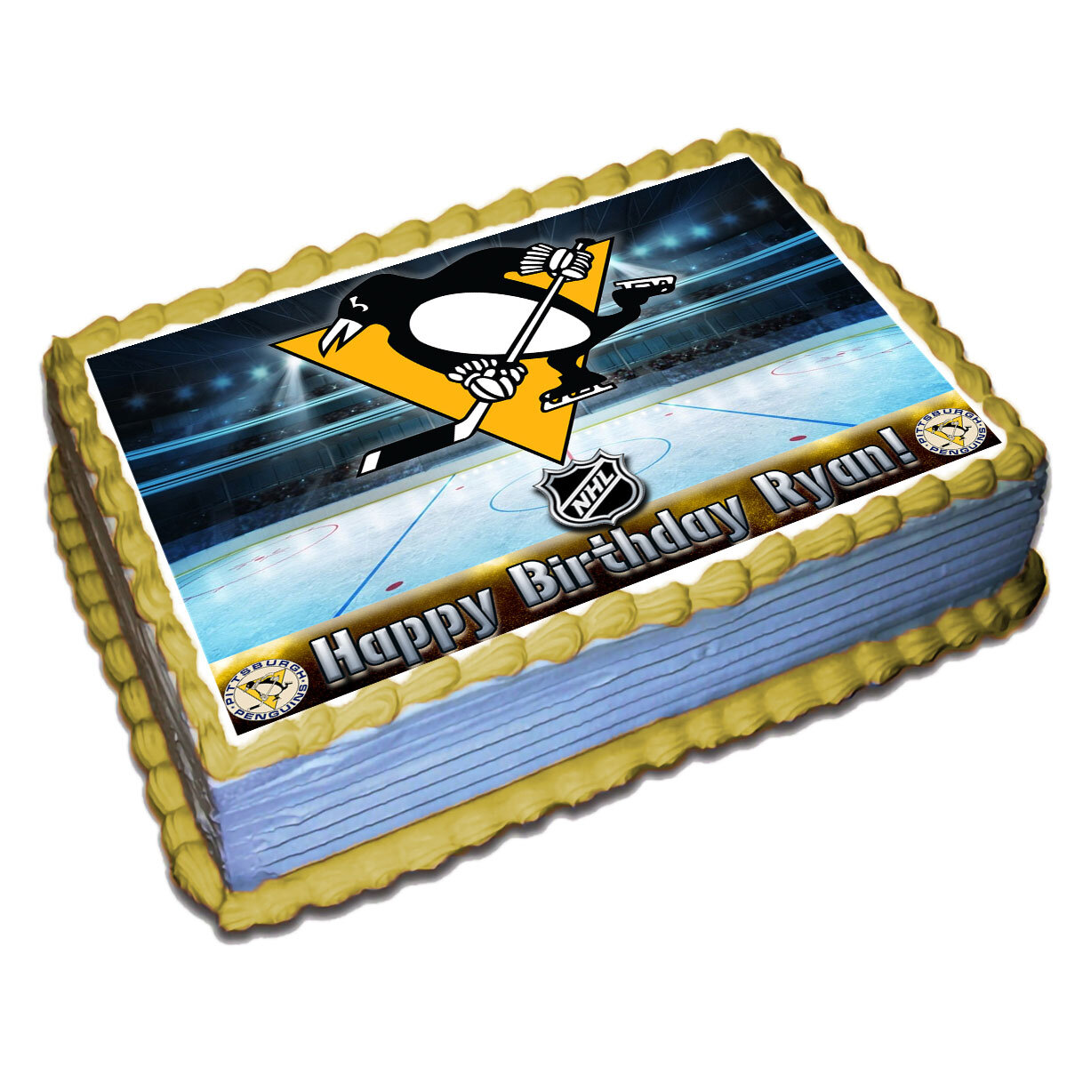 NHL® Pittsburgh Penguins Team Puck Cupcake Rings – A Birthday Place