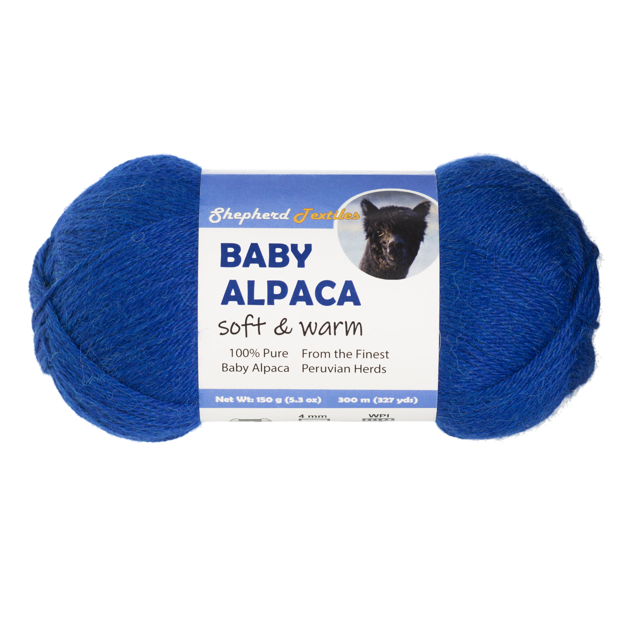 満点の Shepherd Textiles (Galax (150g/300m) Worsted - Yarn Luxury Alpaca Baby  100% 毛糸