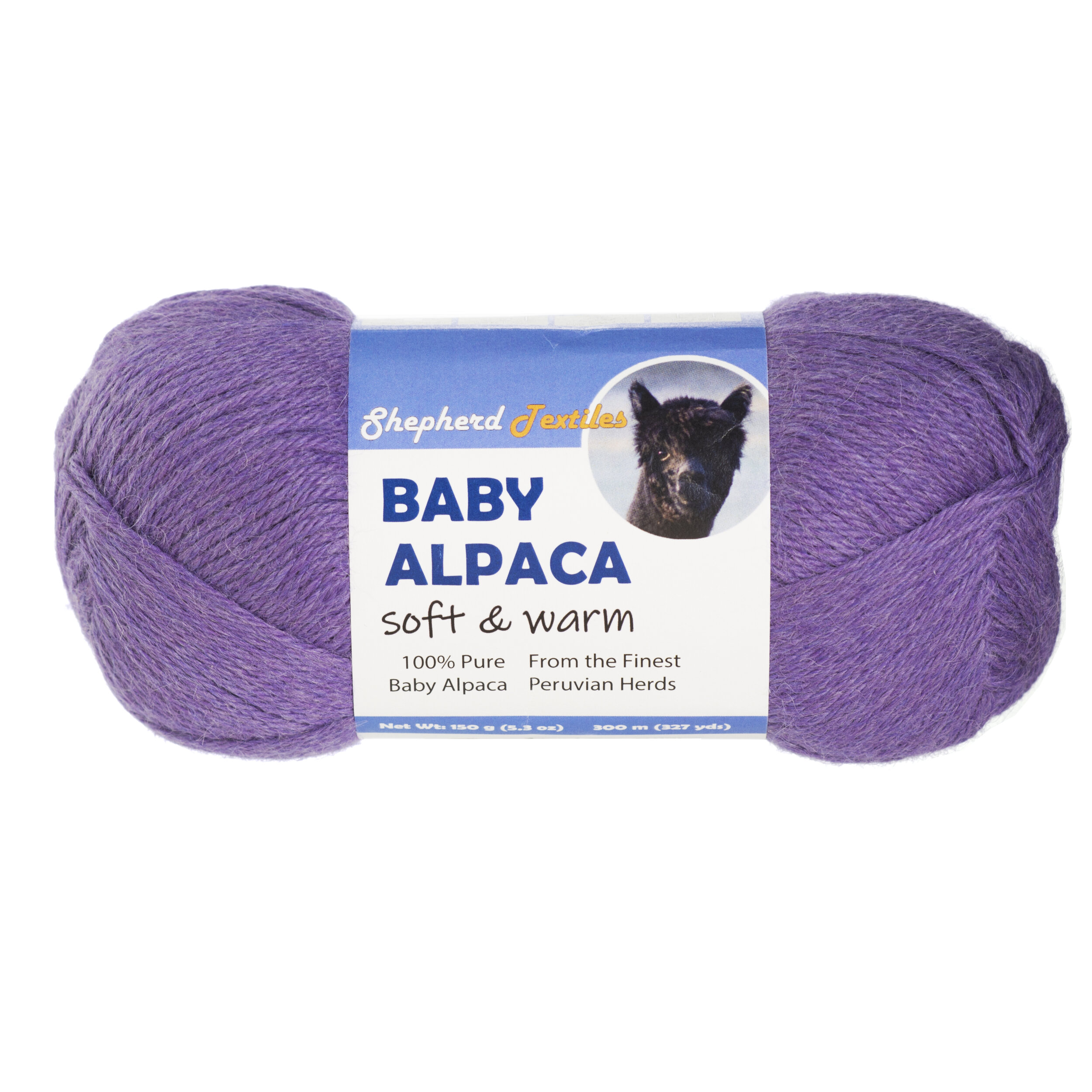 Purple Shepherd's Wool Worsted Weight Yarn