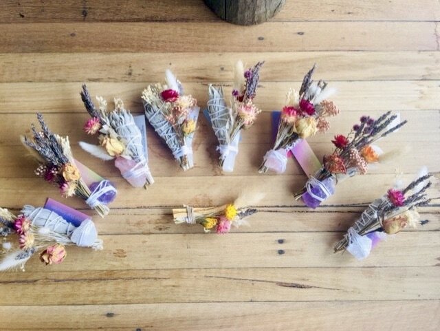 BayouGypsyCreations  Smudge sticks, Dried flowers, Garden crafts