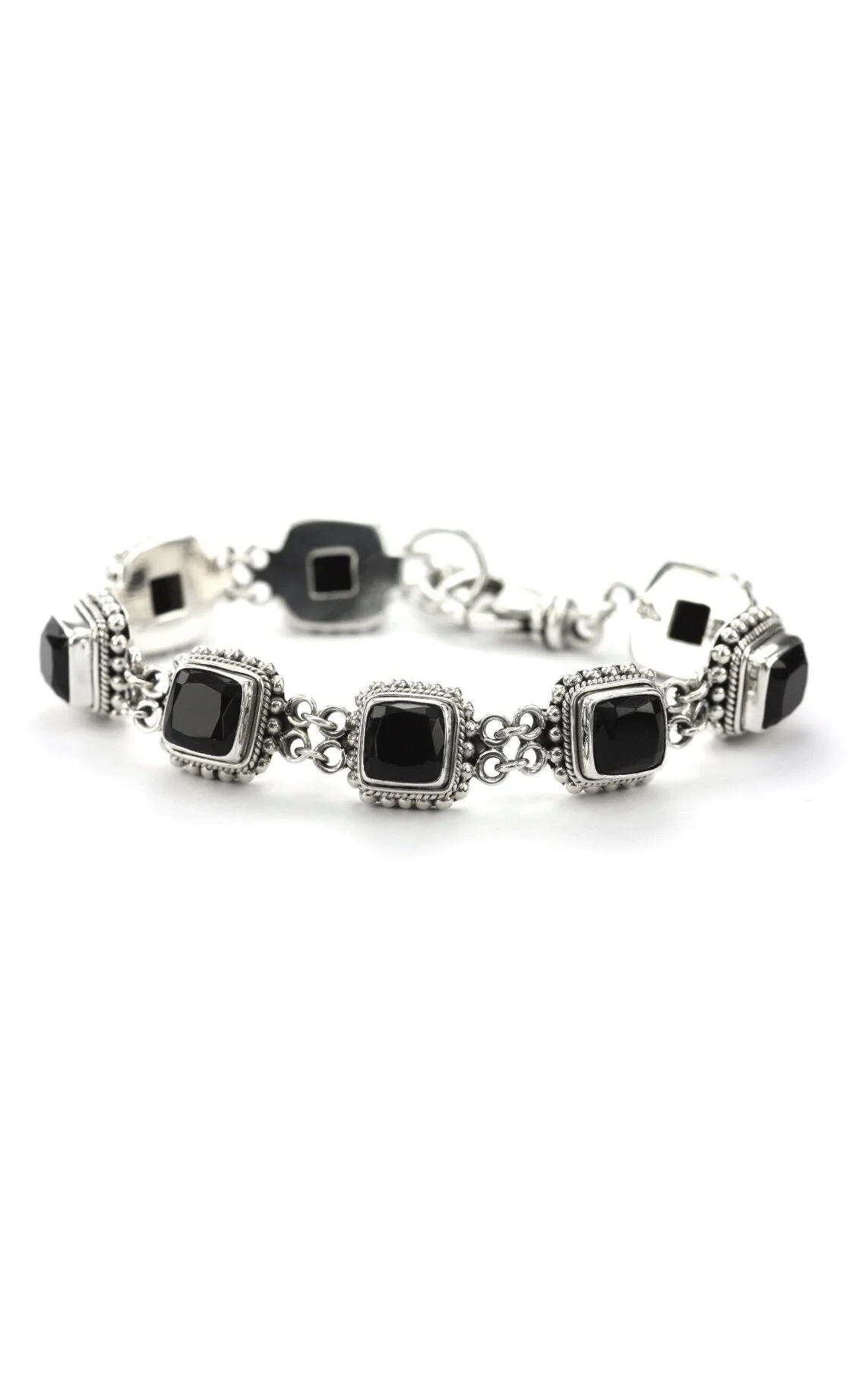 Sterling Silver Black Onyx Bracelet — Van Sipma Jewelers