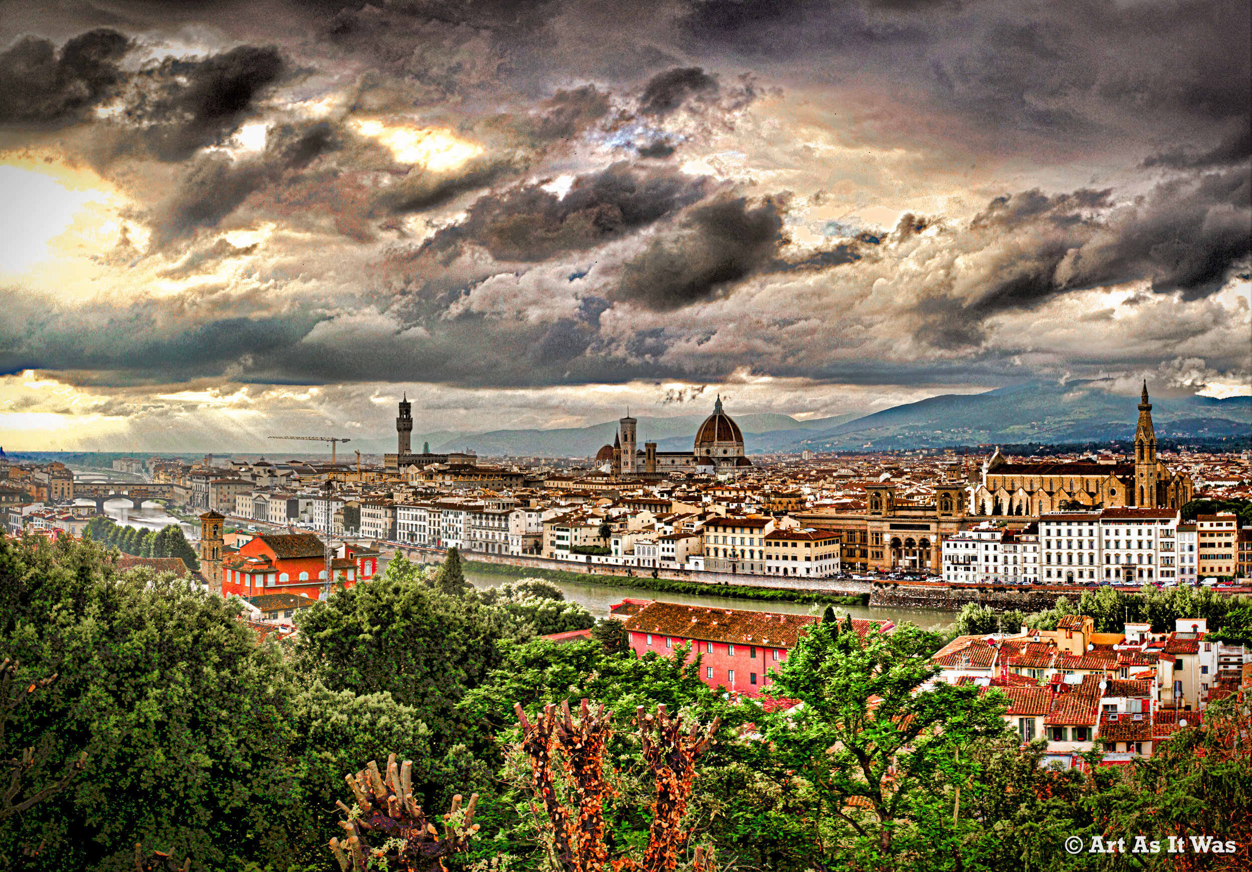 Italy, Florence - A Panorama! — ART AS IT WAS | Photography Prints for Sale