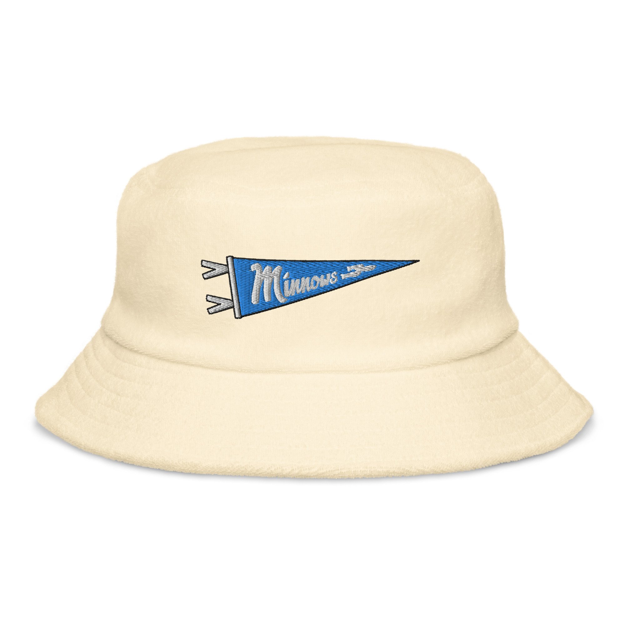 Unstructured terry cloth bucket hat — MINNOWS