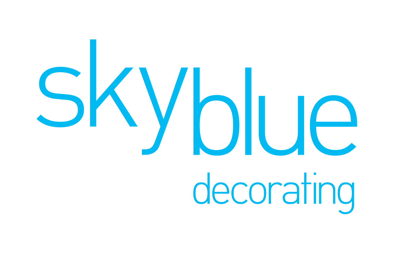 Sky Blue Decorating