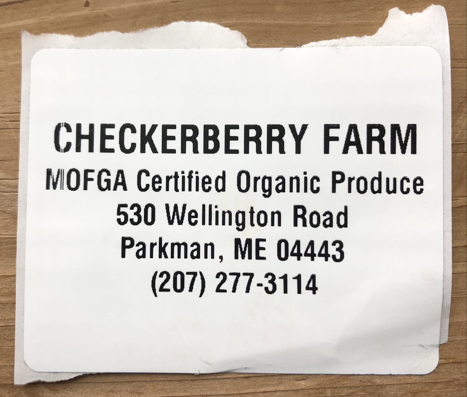 Checkerberry Farm