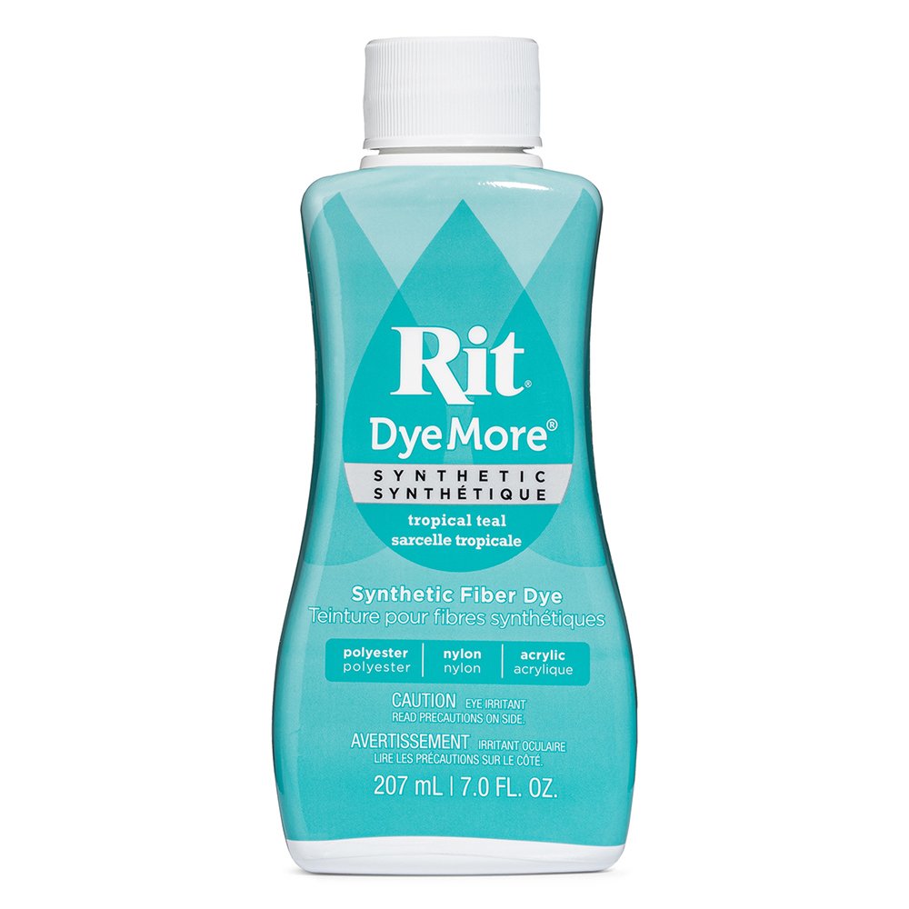RIT DYEMORE Synthetic Fiber Dye for Polyester, Nylon, Acrylic Dye 7oz  Bottles