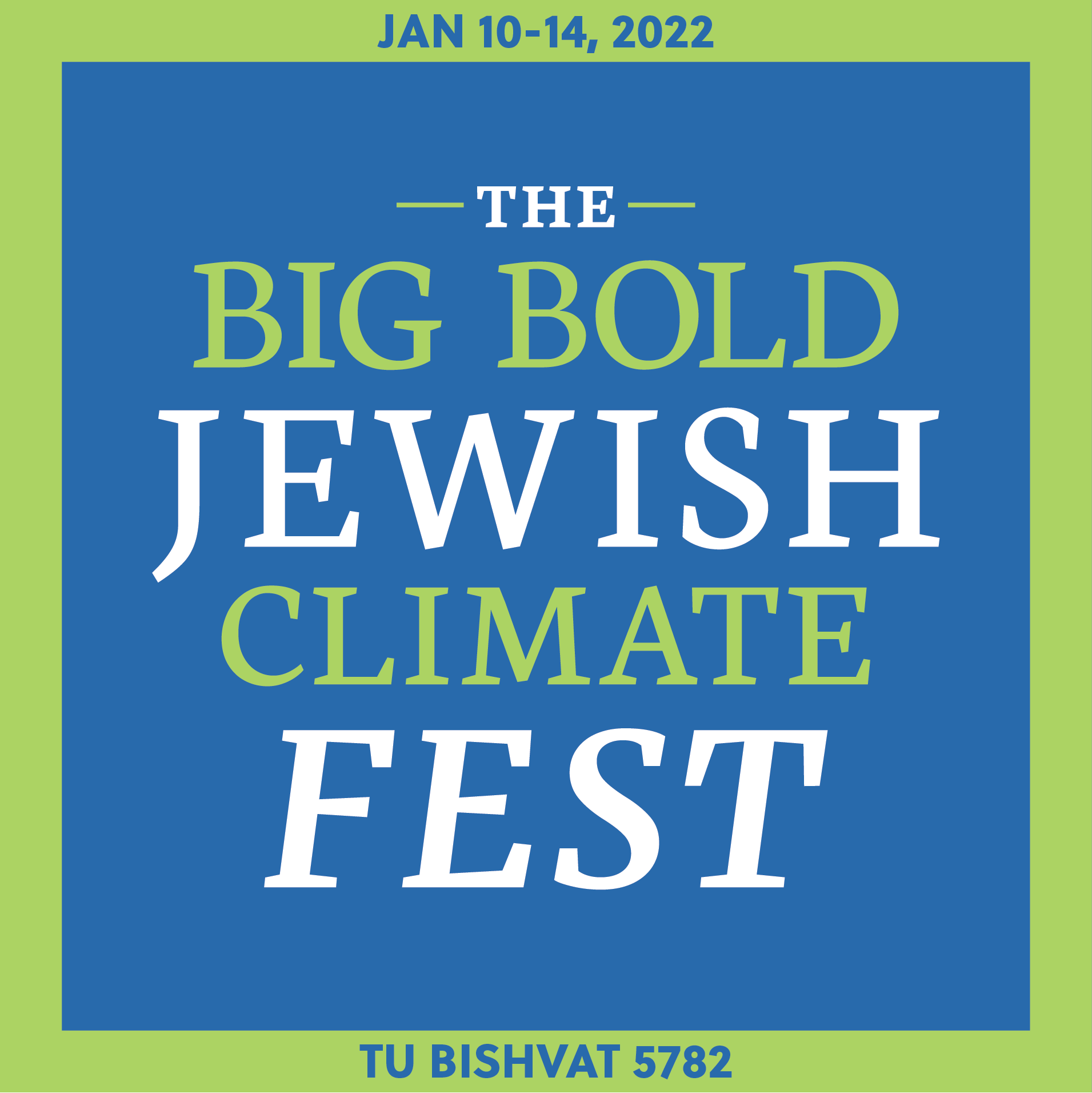 The Big Bold Jewish Climate Fest