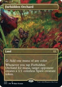 peek mtg card Black & White