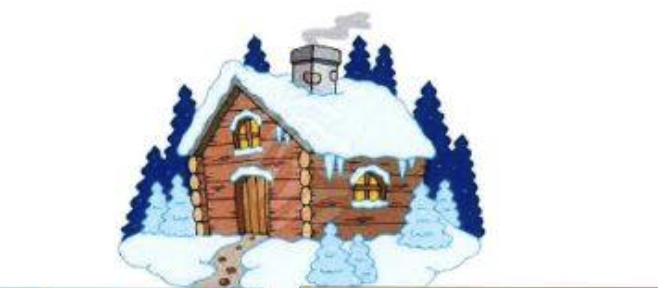 Graphic Image of Snowy House