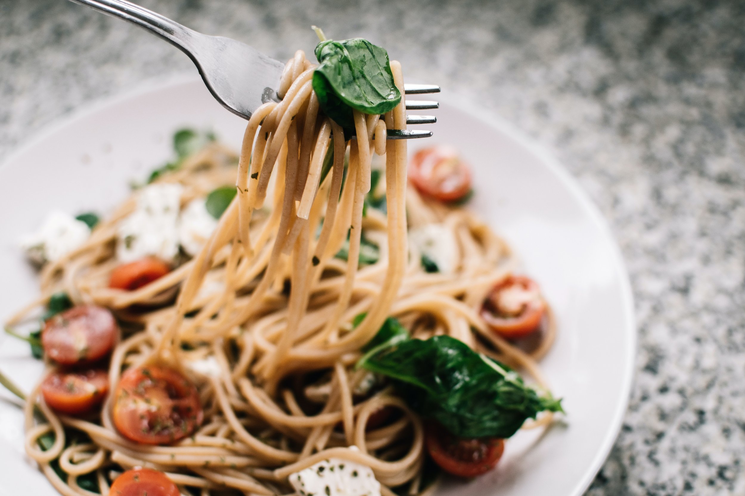 Pasta with veggies