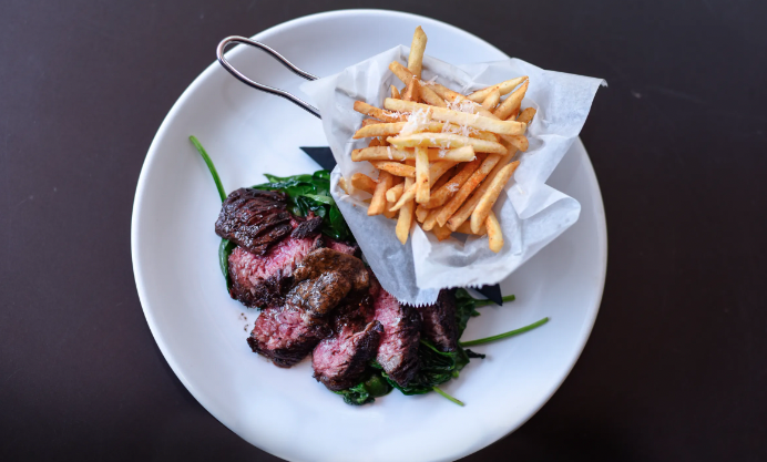 Steak with french fries