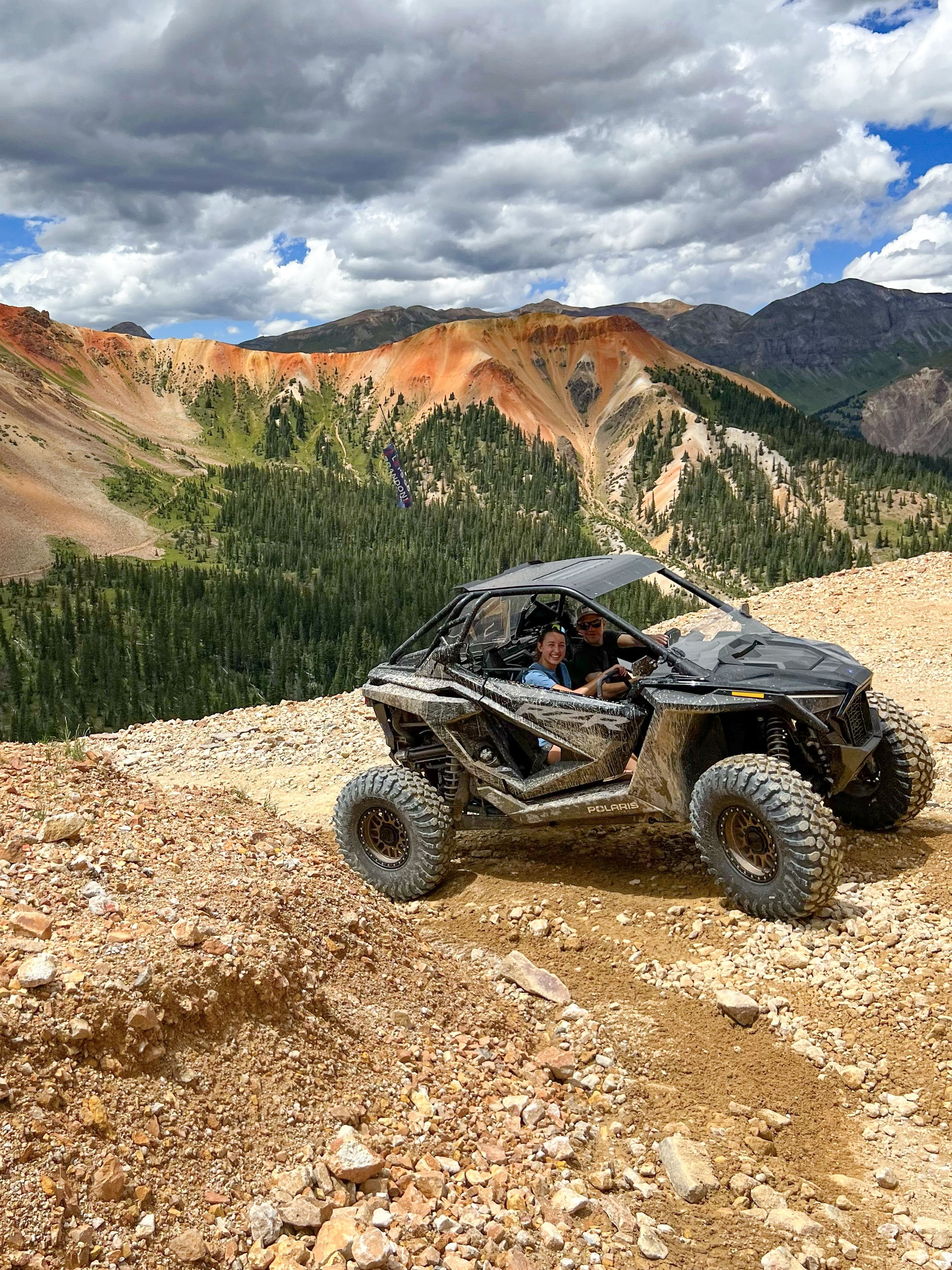 Red Mountain and an OHV