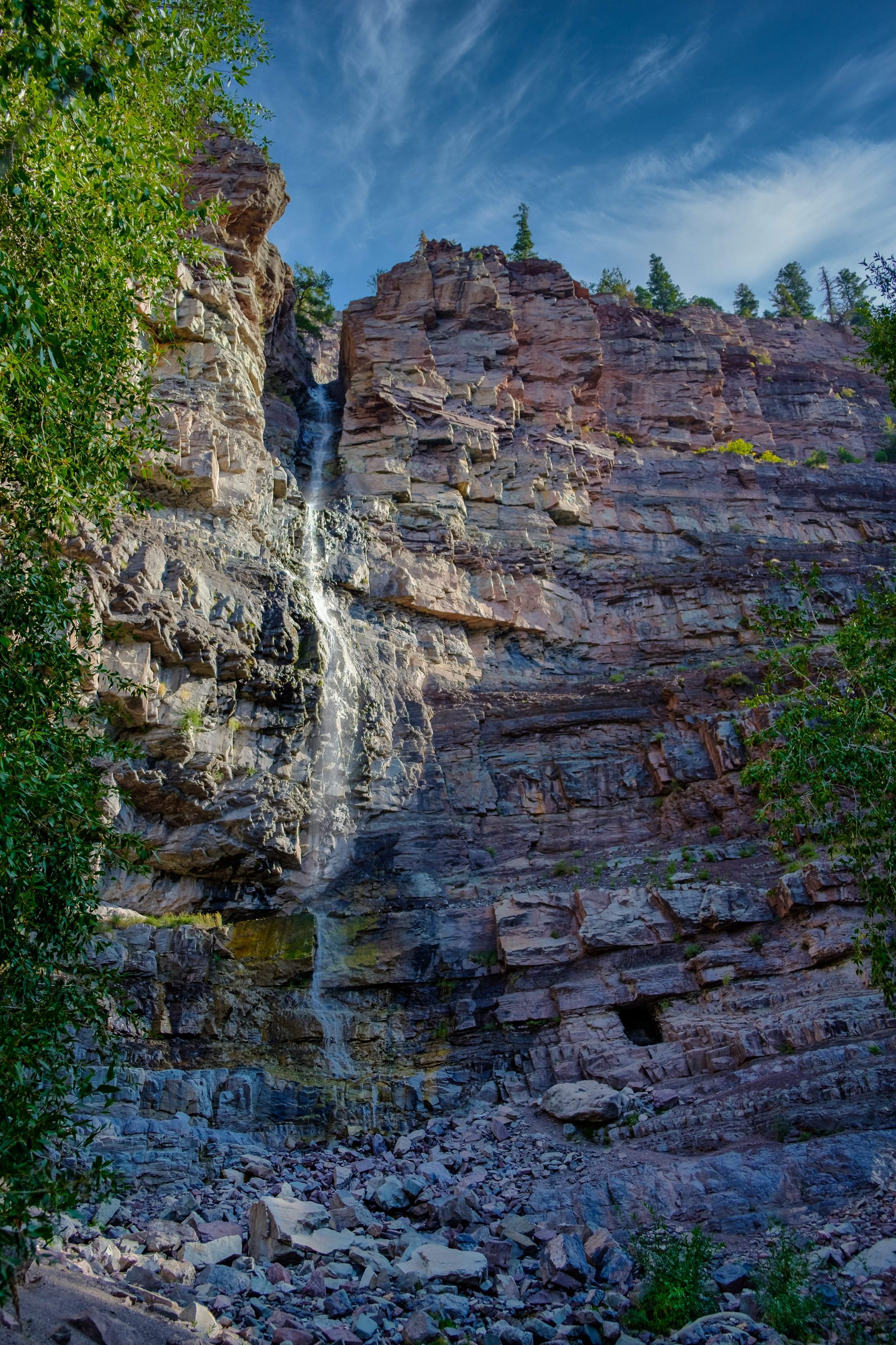 Cascade Falls from front