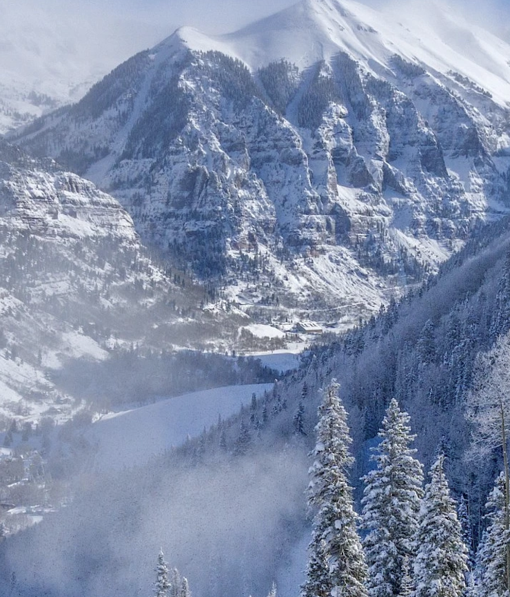 Snowy mountains