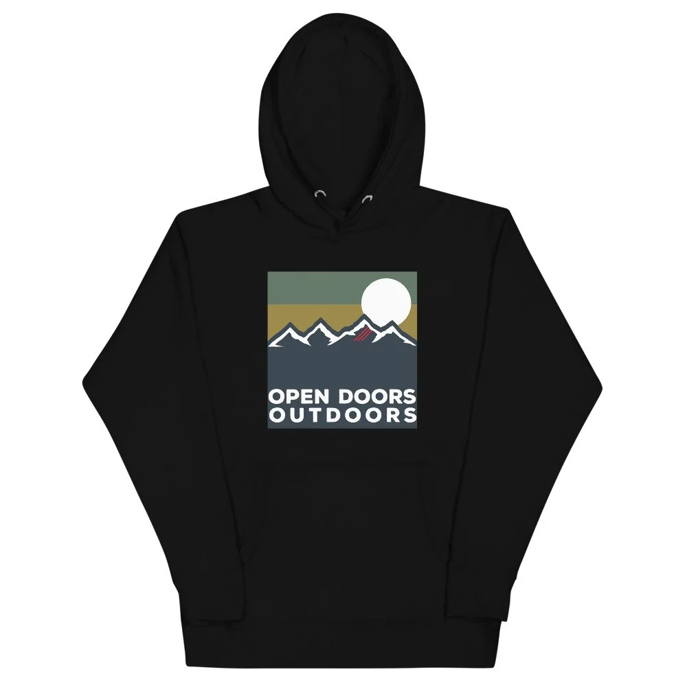 Unisex Hoodie w/ Limited Edition 2022 Design — Open Doors Outdoors