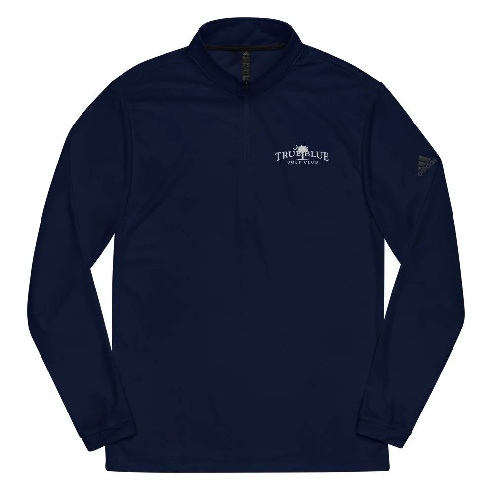 True Blue Adidas 'Classic Logo' Quarter Zip Pullover (multiple colors available)