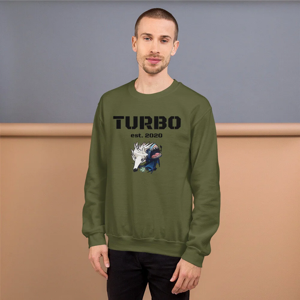 turbo green sweatshirt