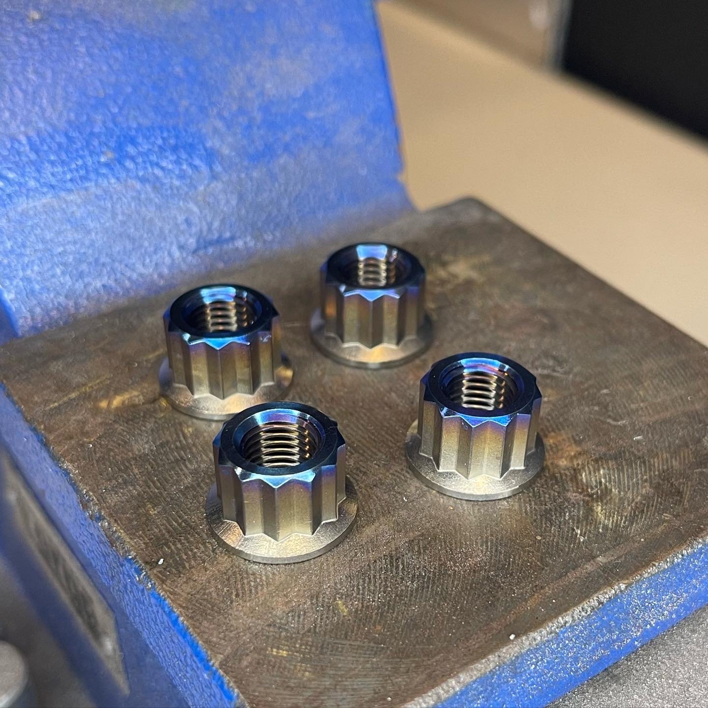 M10 X 1.25 Titanium Strut Tower Nuts — Hiro's Hotrods