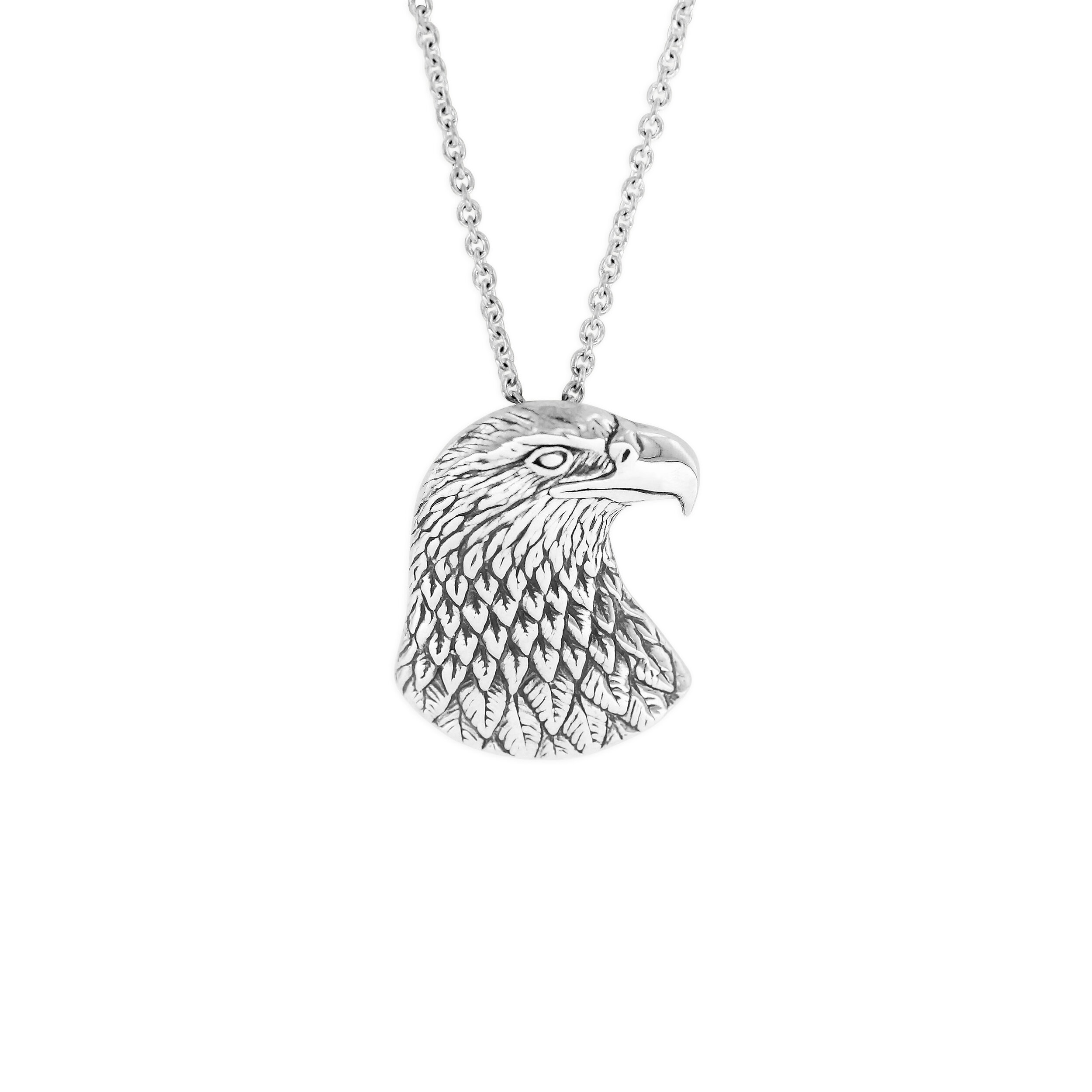lenny silver Narrow Eagle Head Bangle