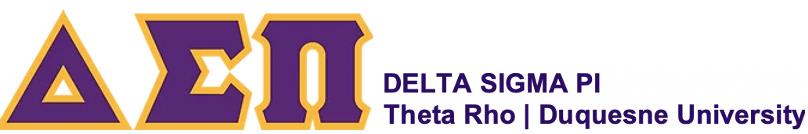Delta Sigma Pi - Theta Rho