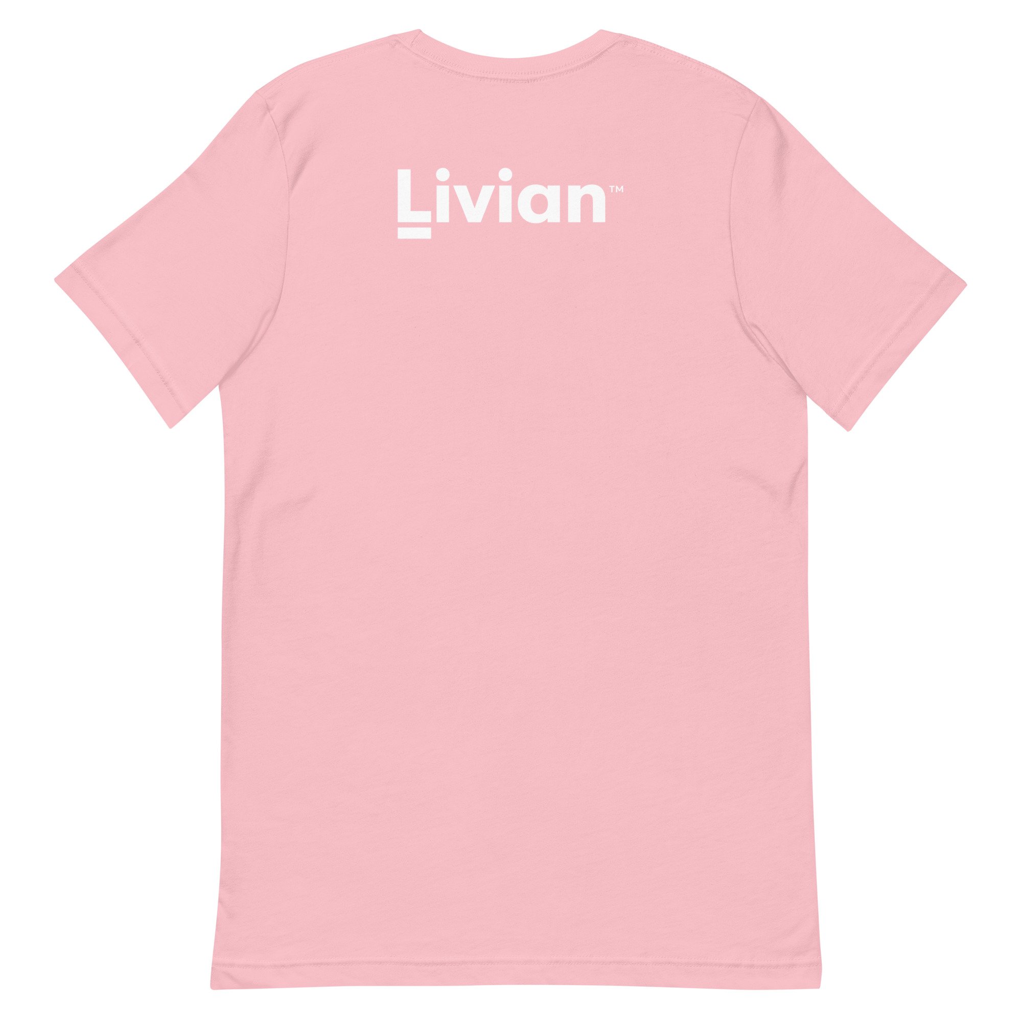 (Care. Give. Company Unisex Livian T-Shirt — BCA) Pink Serve. Store