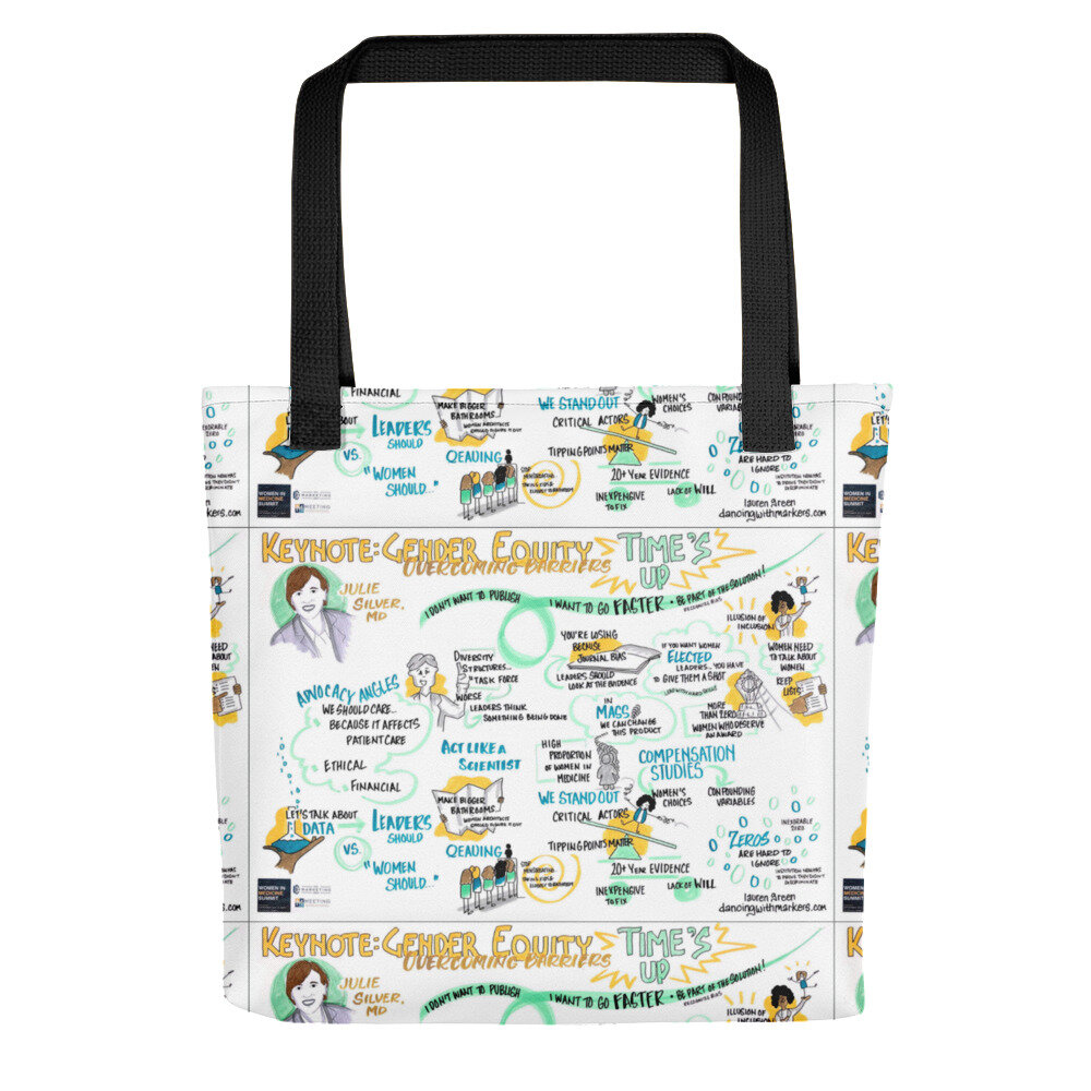 Julie Silver Tote bag — Women in Medicine