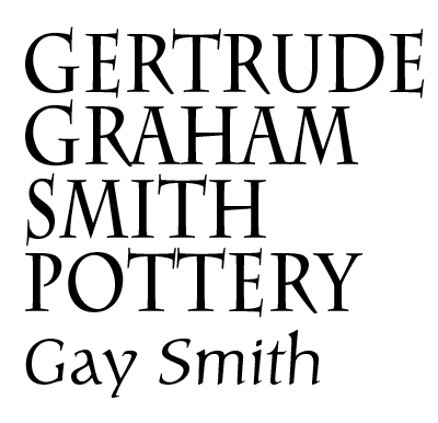Gertrude Graham Smith Pottery 
