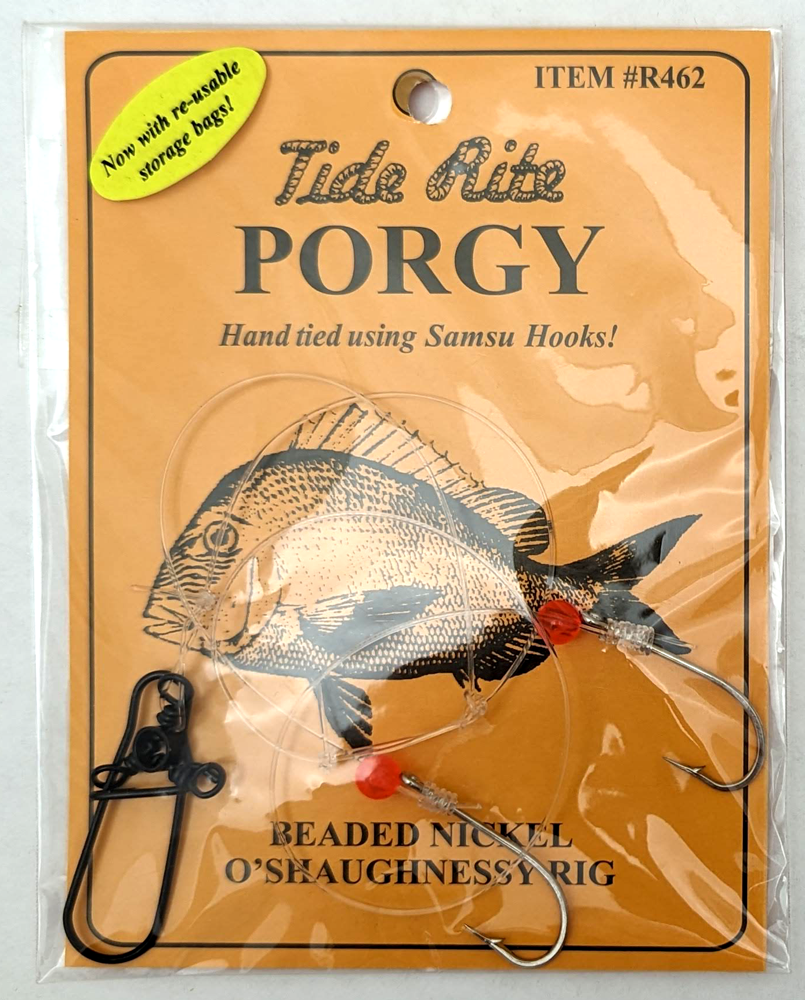 Tide Rite 461 Porgy/Scup Pretied Rig — Shop The Surfcaster