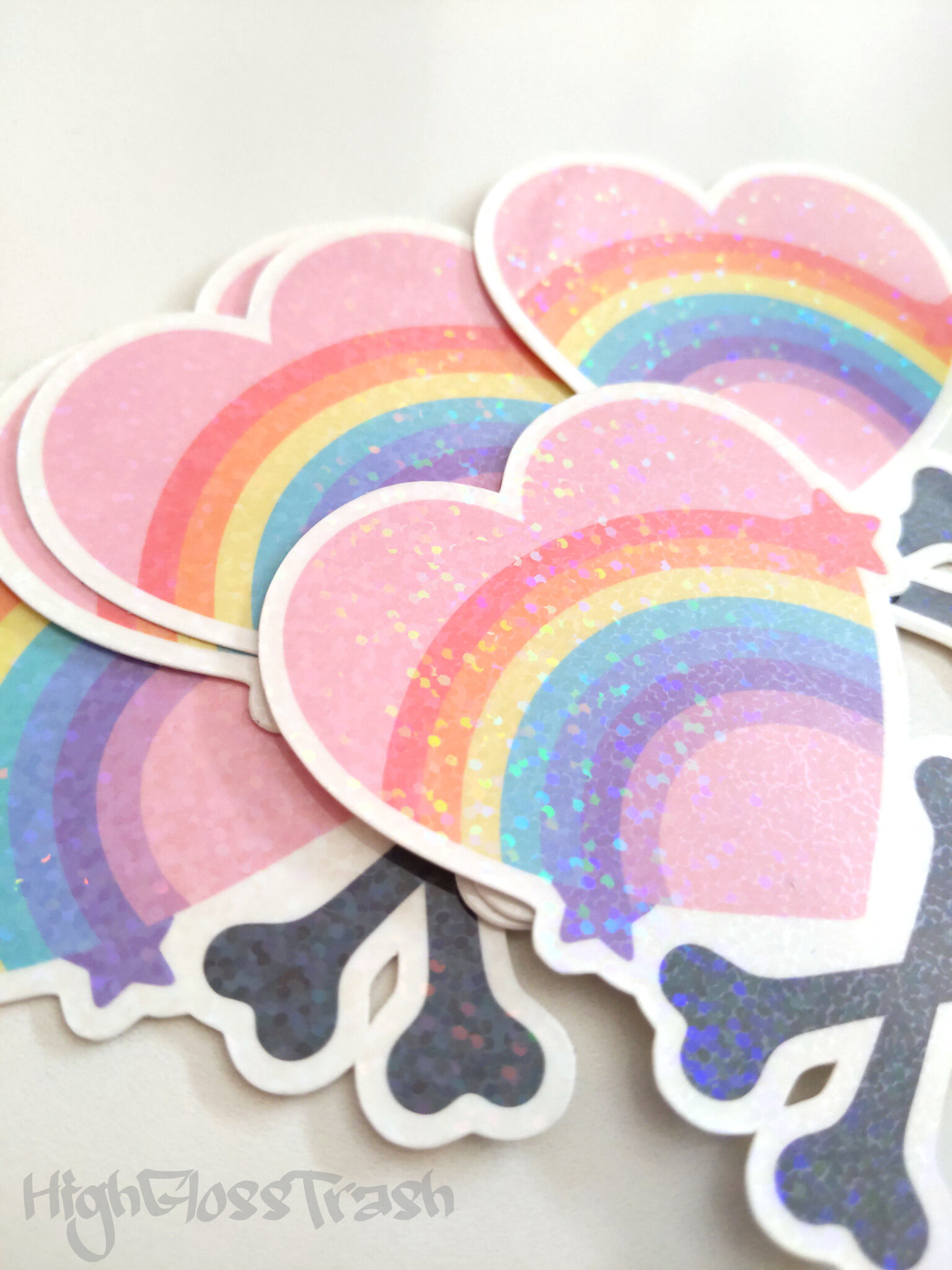 Rainbow Splash Sparkly Hearts Gem Sticker Assortment rsg3 – Simon Says Stamp
