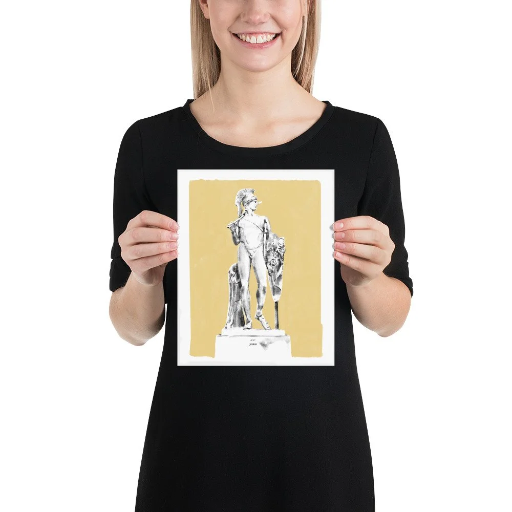 Statue - Poster — Cph Illustrated