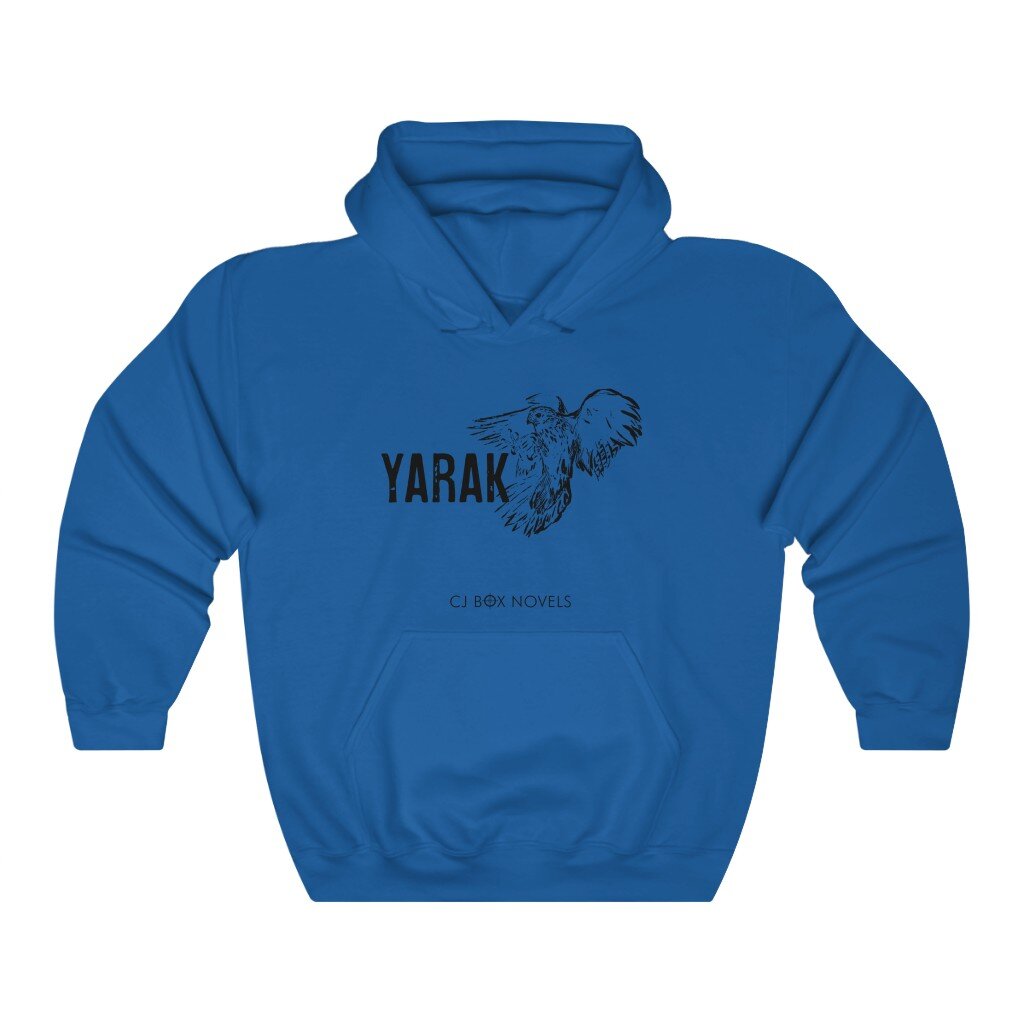 Yarak Unisex Heavy Blend Hooded Sweatshirt — Author C.J. Box Yarak Unisex Heavy Blend Hooded Sweatshirt — Author C.J. Box