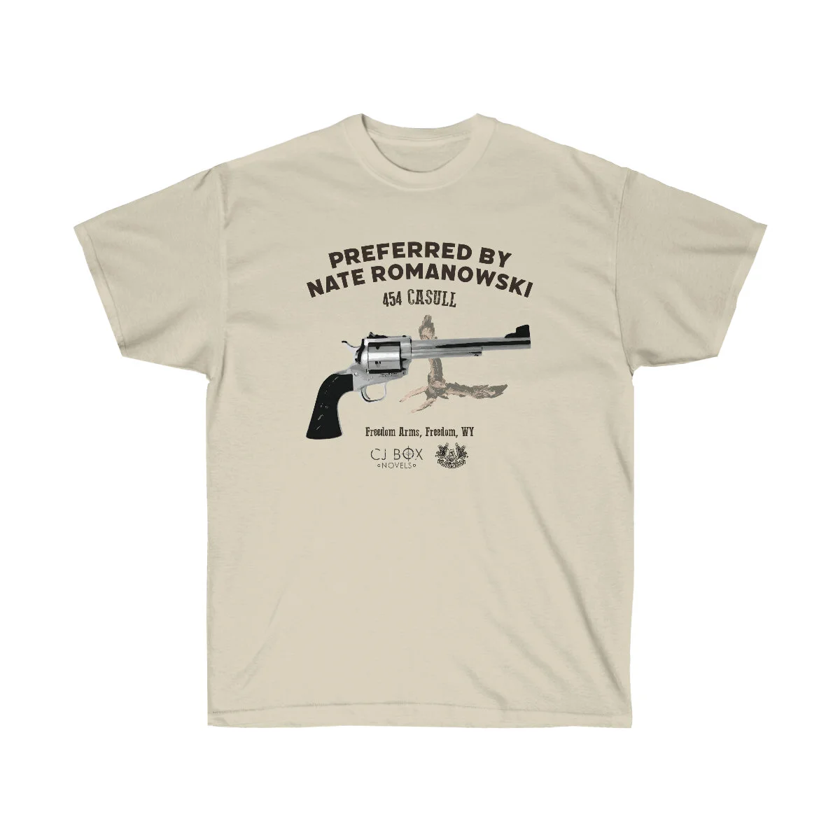 Petit Brabancon Tシャツ CROSS COUNTER 1 Freedom Arms and C.J. Box Collaboration Unisex Ultra Cotton