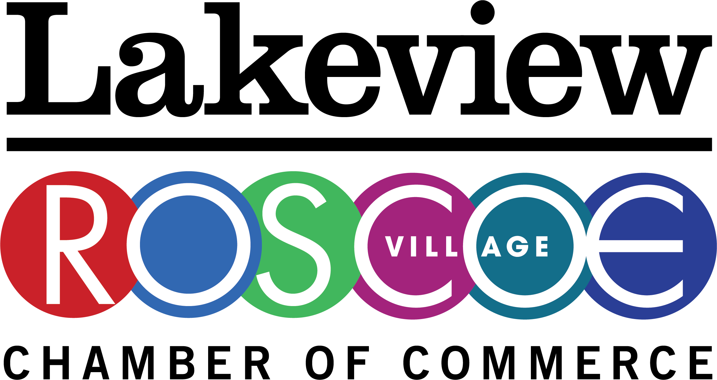 Lakeview Roscoe Village Chamber of 商务 Logo