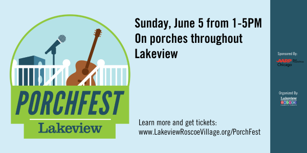 购买6月5日星期日的PorchFest Lakeview门票