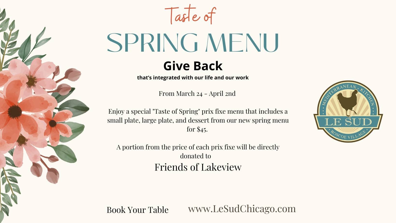 Taste Spring and Support Friends of Lakeview