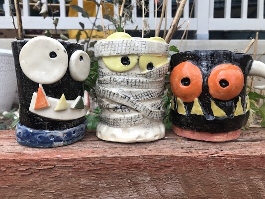 Kids / Adults Pottery Kit Monster Pot 