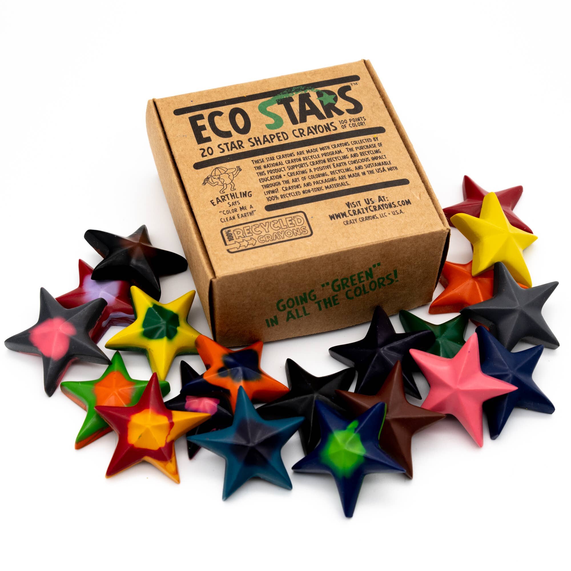 Crazy Crayons Stars — Eco Maniac Company