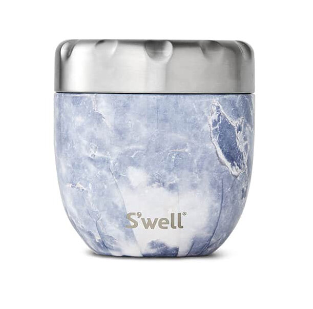 SWELL Eats Insulated Stainless Steel 16oz Bowl. Authentic Speckled Earth New