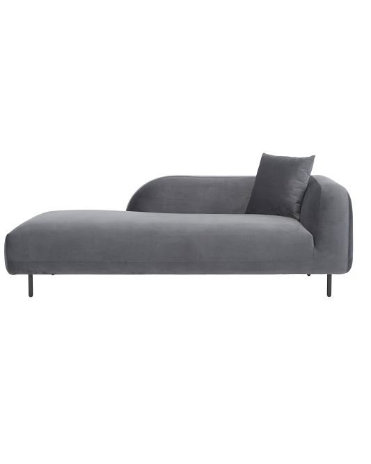 Chaise lounge best sale dark grey