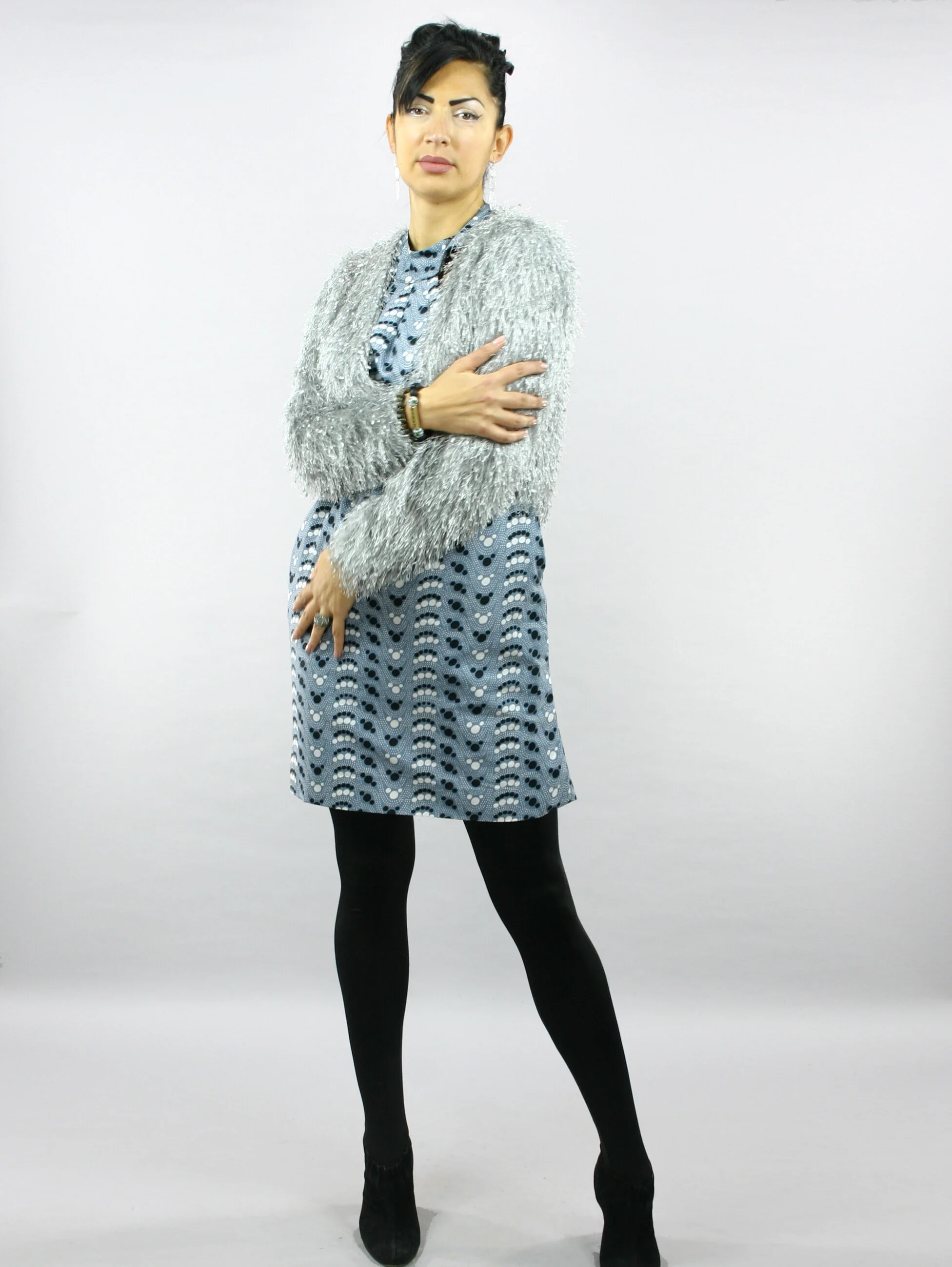 Triangle Cut Away Shift Dress — MansaWear