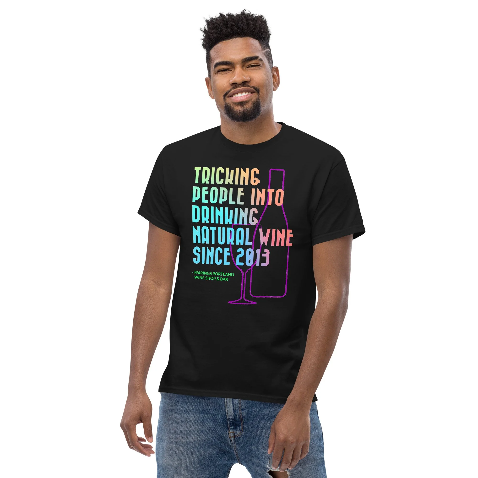 natural wine t shirt